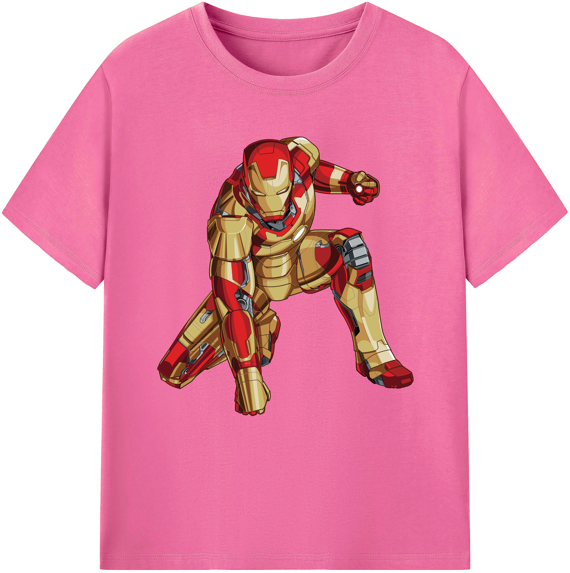 （画像用） アベンジャーズ The Avengers レディースカジュアルプリントTシャツ（綿100％）